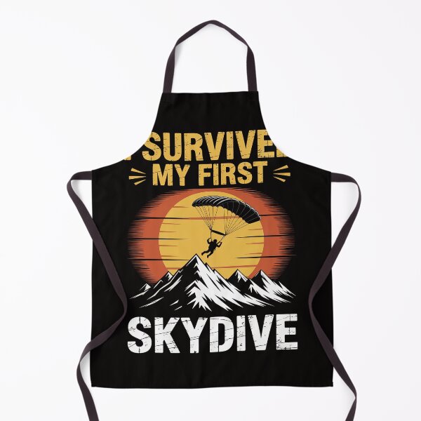 Item preview, I Survived My First Sky Diving Parachuting Skydiver designed and sold by rutimenta.