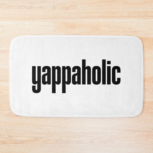 Item preview, yappaholic, Yap Memes Typography designed and sold by Memes N Lore .