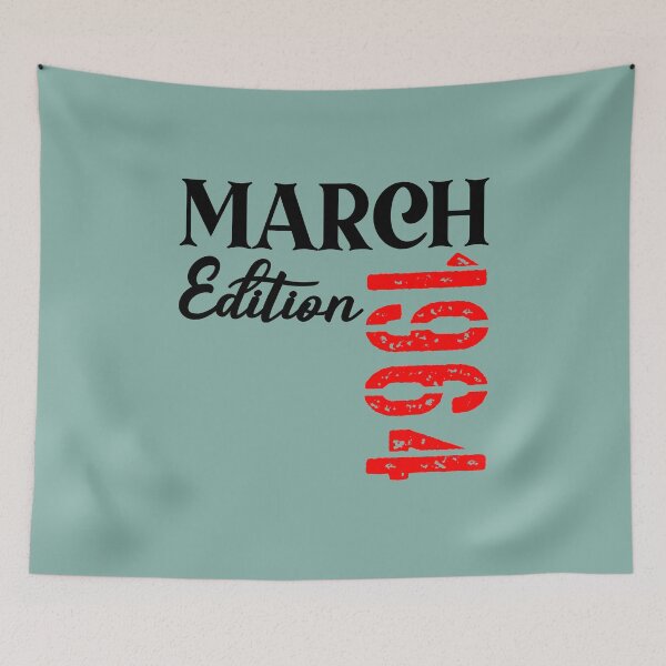 Item preview, 62nd birthday March 1964 designed and sold by minimalartstory.