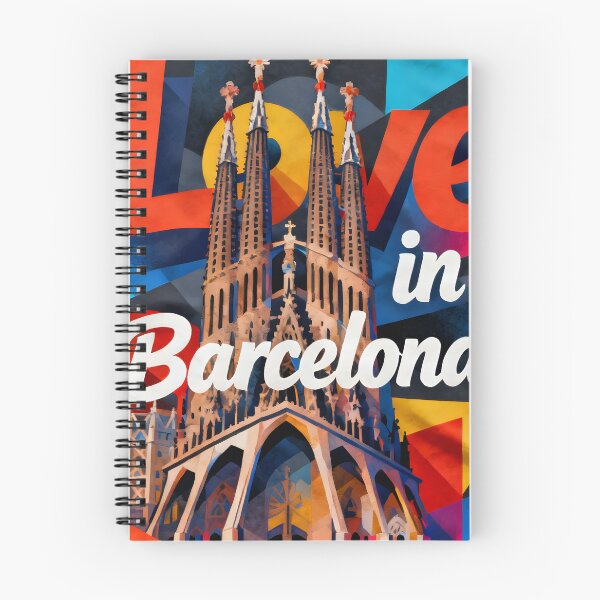 Artikelvorschau, Liebe in Barcelona – Farbenfrohes Design der gekrönten Kathedrale entworfen und verkauft von FreeFromDefault.