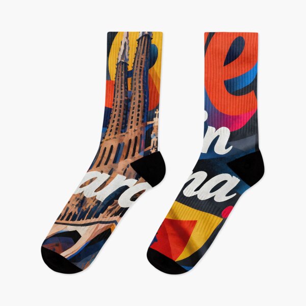 Item preview, Love in Barcelona – Colorful Crowned Cathedral Design designed and sold by FreeFromDefault.