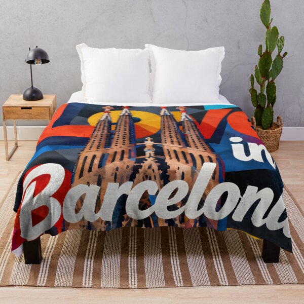 Item preview, Love in Barcelona – Colorful Crowned Cathedral Design designed and sold by FreeFromDefault.