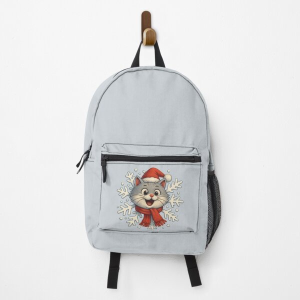 Item preview, Snow Cat Snowflake Winter Christmas Kitty designed and sold by memememescat.