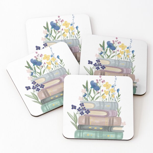 Item preview, Floral Book Stack designed and sold by BrandMuffinStudio.