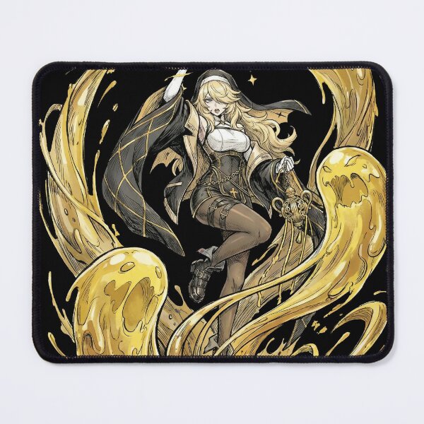 Item preview, Orlea Chaos Zero Nightmare Healing Nun Yellow Slimes Voracity Holy Crusaders Fan Art Portrait designed and sold by Senpaiwaves.