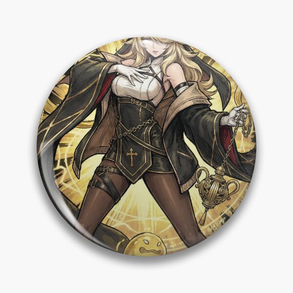 Item preview, Orlea Chaos Zero Nightmare Healing Nun Yellow Slimes Voracity Holy Crusaders Fan Art Portrait designed and sold by Senpaiwaves.