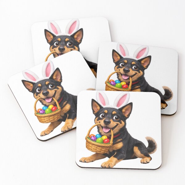 Item preview, Easter Australian Kelpie designed and sold by Sillytoe.