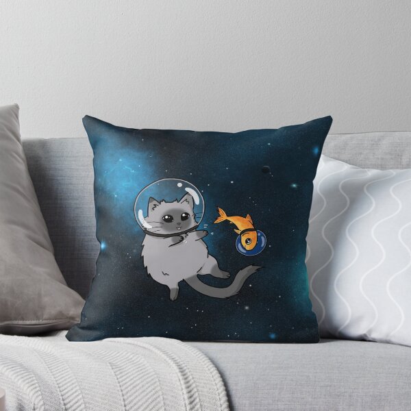 Item preview, spacecat and spacefish designed and sold by sivelobanova.