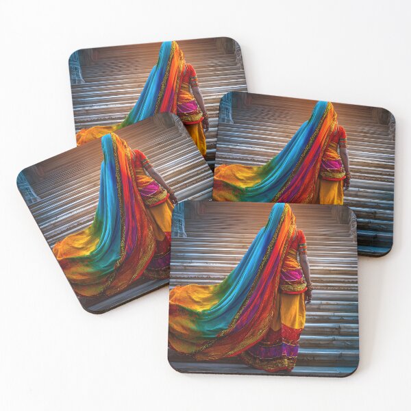 Item preview, Colorful Traditional Attire with Scenic Steps designed and sold by Artessie.