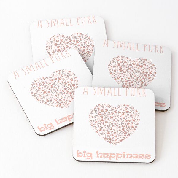 Item preview, A Small Purr, Big Happiness – Wholesome Cat Sticker for Cat Lovers designed and sold by GOTCHO1.