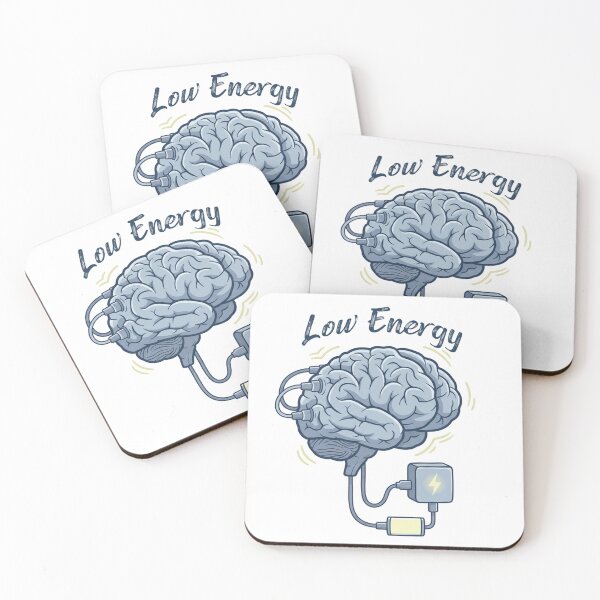 Item preview, Brain Charging Power Sticker – Creative Energy, Focus, Study Motivation Illustration designed and sold by Walid00Art.