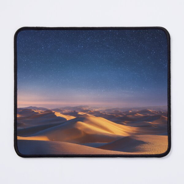 Item preview, Starry Desert Dunes at Twilight – Golden Sands & Milky Way Glow designed and sold by EK-World.