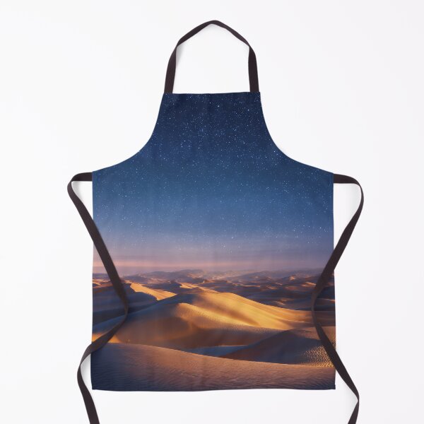 Item preview, Starry Desert Dunes at Twilight – Golden Sands & Milky Way Glow designed and sold by EK-World.