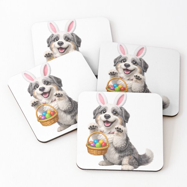 Item preview, Easter Bearded Collie designed and sold by Sillytoe.