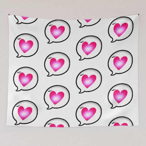 Item preview, Cute Pink Heart Style – Adorable and Sweet Design designed and sold by AstronautMerch.