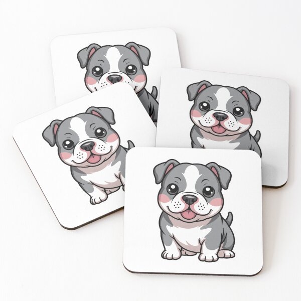 Item preview, Peaceful Pitbull Companion – Clean Character Art (Transparent) designed and sold by AnimeHentaiArt.