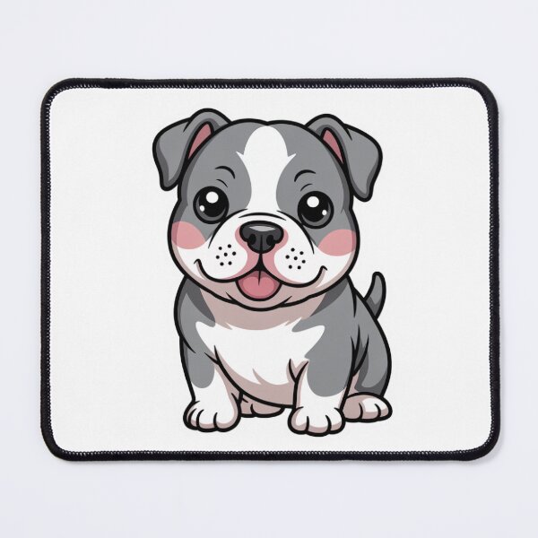 Item preview, Peaceful Pitbull Companion – Clean Character Art (Transparent) designed and sold by AnimeHentaiArt.