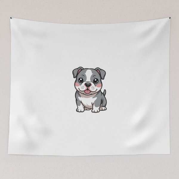 Item preview, Peaceful Pitbull Companion – Clean Character Art (Transparent) designed and sold by AnimeHentaiArt.