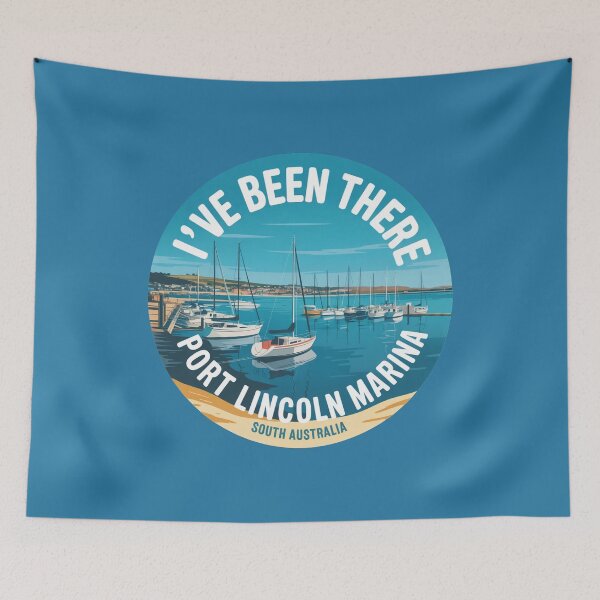 Item preview, I’ve Been There — Port Lincoln Marina | South Australia Travel Sticker designed and sold by Random Designs.