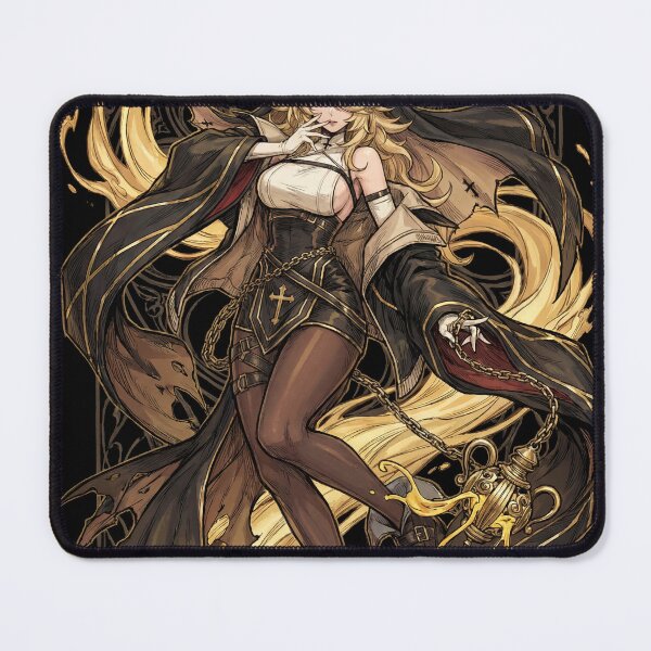 Item preview, Orlea Chaos Zero Nightmare Healing Nun Yellow Slimes Voracity Holy Crusaders Fan Art Portrait designed and sold by Senpaiwaves.