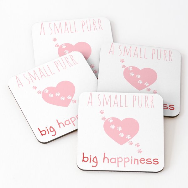 Item preview, A Small Purr, Big Happiness – Cozy Aesthetic Cat Sticker designed and sold by GOTCHO1.