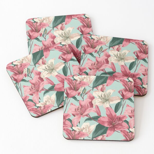 Item preview, Colorful Lilies Floral  - Birth Flower Pattern  - Moms Day Gifts designed and sold by RoyalStarsPatts.