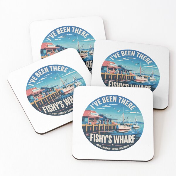 Item preview, I’ve Been There — Fishy’s Wharf | Port Lincoln SA Travel Sticker designed and sold by Random Designs.