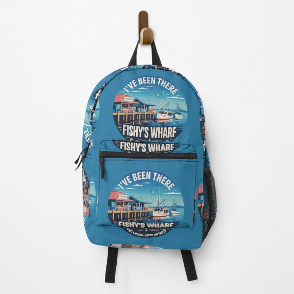 Item preview, I’ve Been There — Fishy’s Wharf | Port Lincoln SA Travel Sticker designed and sold by Random Designs.