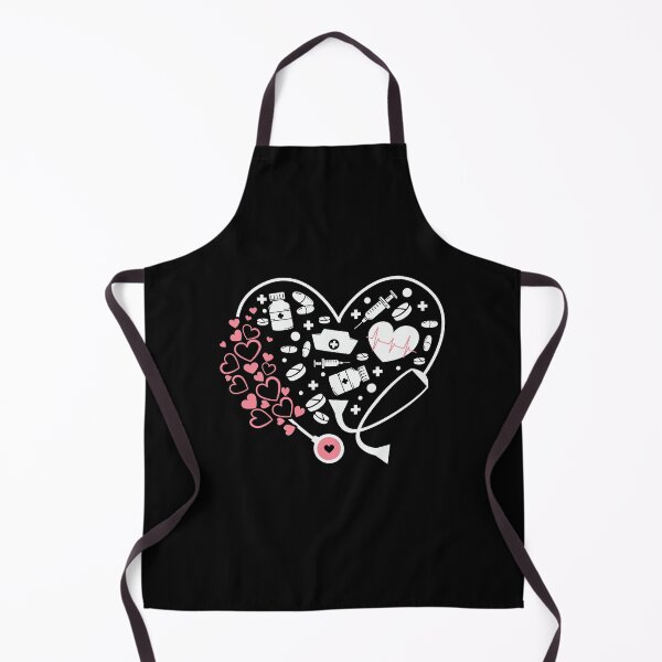 Item preview, Medical Love: Stethoscope Heart with Healthcare Icons designed and sold by Polarisofficial.