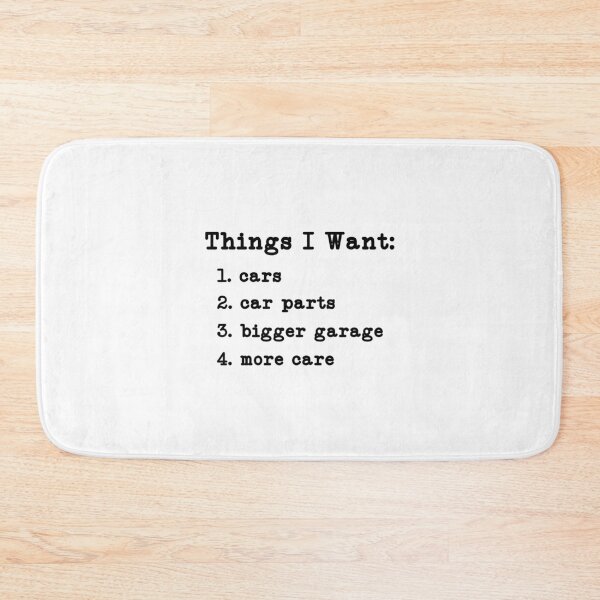 Item preview, Things I Want Cars, Car Enthusiast Dad designed and sold by CloudyPress.