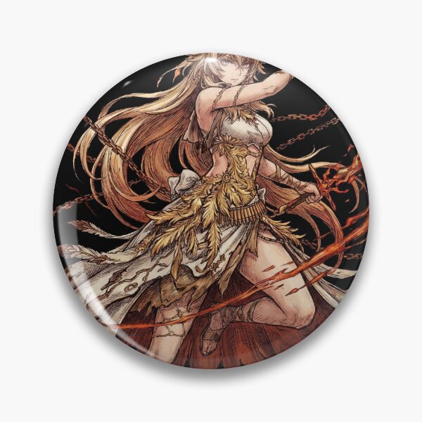 Item preview, Cinderella Silver Palace White Hair Sun Crown Flame Sword Machine Gun Boss Fan Art Portrait Poster T-Shirt Sticker Print Gift designed and sold by Senpaiwaves.