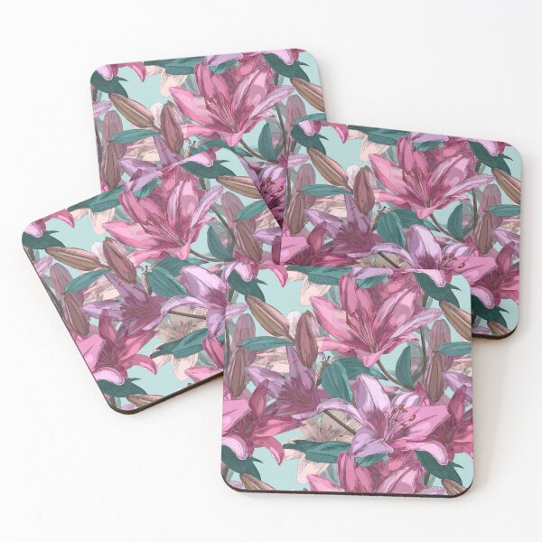 Item preview, Charming Lilies Print  - Flower Bouquet Pattern  - Mothers Day Gift For Mom designed and sold by RoyalStarsPatts.