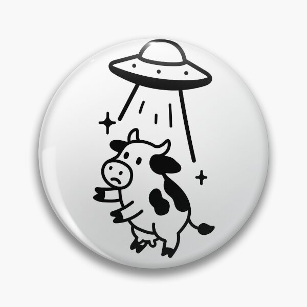 Item preview, Cows being abducted. Cows and Aliens. Cow 1 designed and sold by Renlexd.