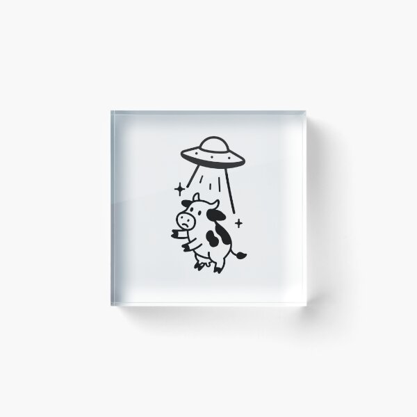 Item preview, Cows being abducted. Cows and Aliens. Cow 1 designed and sold by Renlexd.