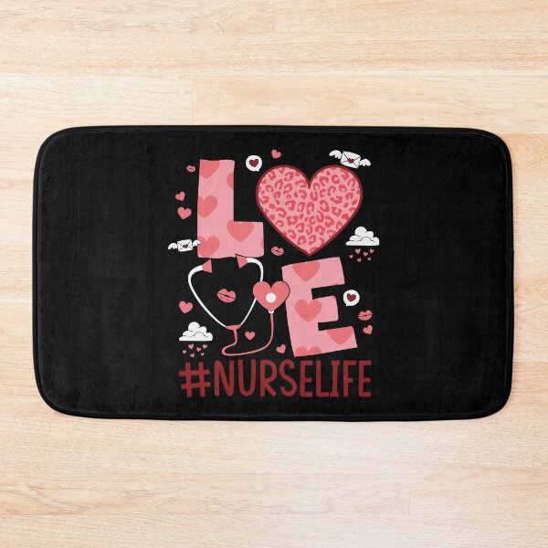 Item preview, Nurse Life LOVE: Leopard Heart & Stethoscope Valentine Design designed and sold by Polarisofficial.