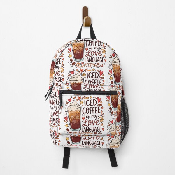 Item preview, Iced Coffee Is My Love Language Cute Coffee Quote Illustration designed and sold by Lulunza.