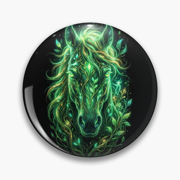 Item preview, Neon Nature Horse - Earth Spirit Zodiac designed and sold by Aura Art Studio.