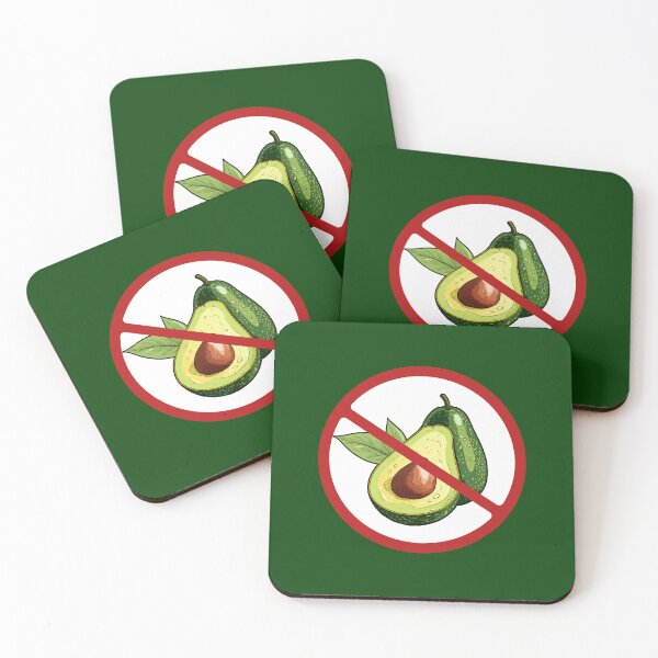 Item preview, PROHIBITED SIGN: Green Avocado, Novelty Sign, Fruit  designed and sold by AASparksDesigns.