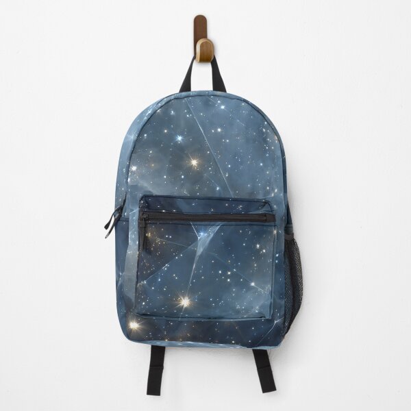 Item preview, Crystalline Nebula Glow – Golden Stars in Blue Cosmos designed and sold by EK-World.