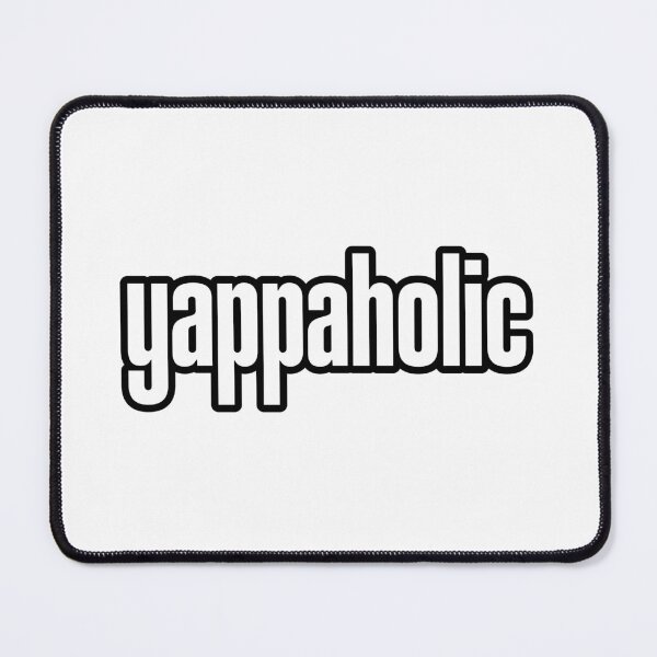 Item preview, yappaholic, Yap Memes Outline Typography designed and sold by Memes N Lore .