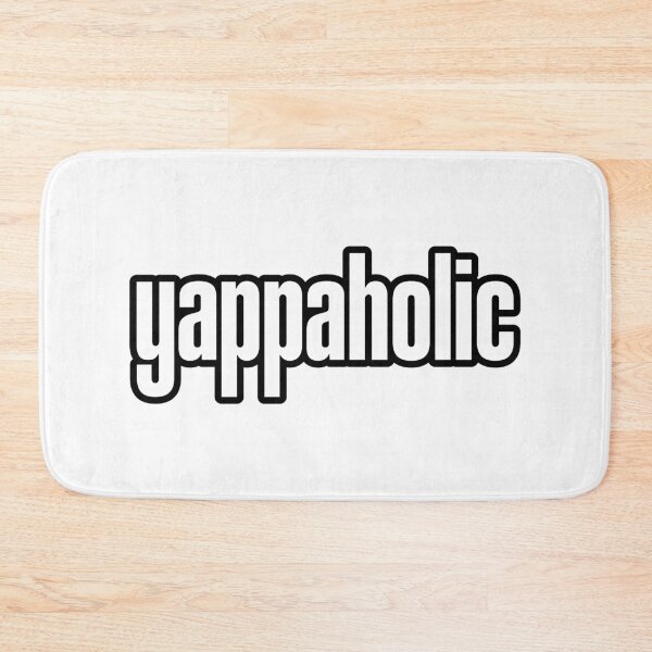 Item preview, yappaholic, Yap Memes Outline Typography designed and sold by Memes N Lore .