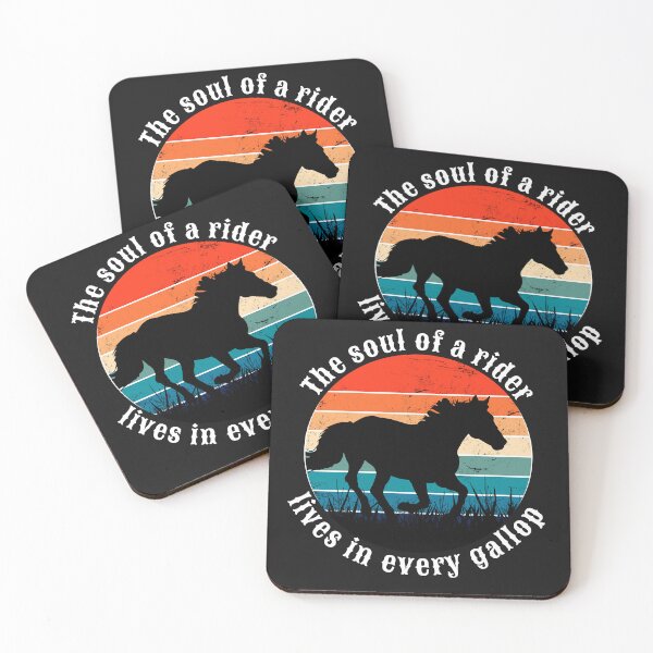 Item preview, The Soul Of A Rider Lives In Every Gallop. Gift For Horse Lovers designed and sold by MoniaZ.