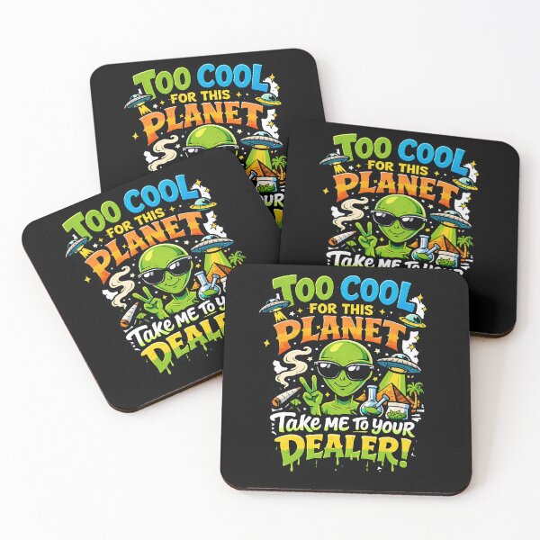 Item preview, Cool Alien - Funny designed and sold by MarkColeImaging.