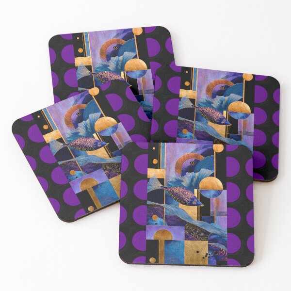 Item preview, Golden purple Eclipse: Abstract Harmony #2 designed and sold by Helios Be. Lavsh.
