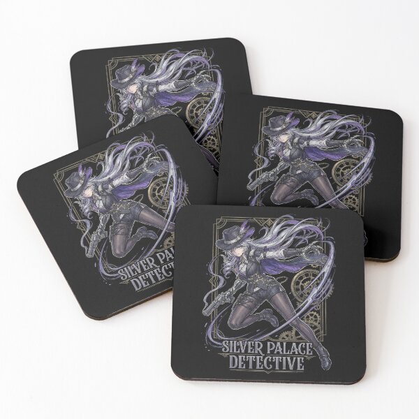 Item preview, Silver Palace Detective The Raven's Claws - Lavender Hair Raven Motif Great Detective Victorian Action RPG Fan Art designed and sold by Senpaiwaves.
