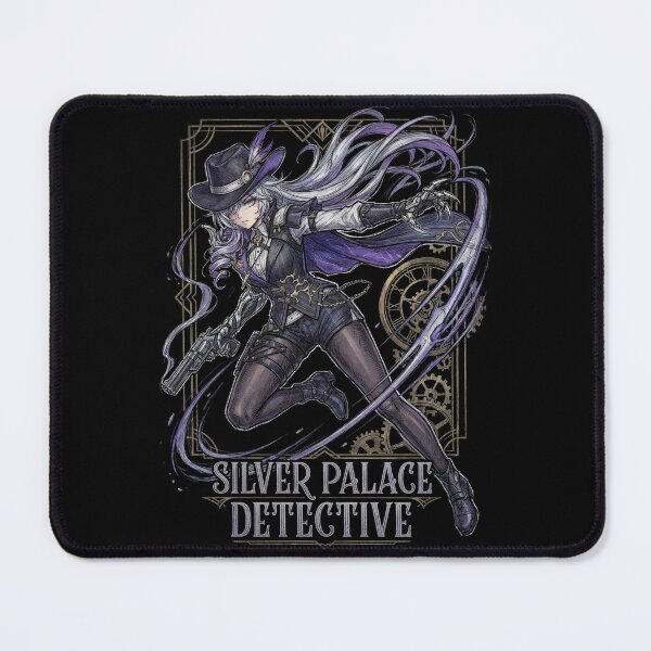 Item preview, Silver Palace Detective The Raven's Claws - Lavender Hair Raven Motif Great Detective Victorian Action RPG Fan Art designed and sold by Senpaiwaves.