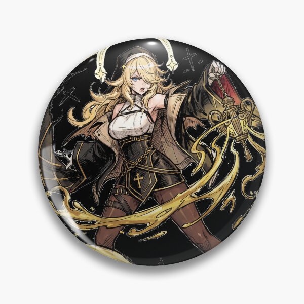 Item preview, Orlea Chaos Zero Nightmare Healing Nun Yellow Slimes Voracity Holy Crusaders Fan Art Portrait designed and sold by Senpaiwaves.