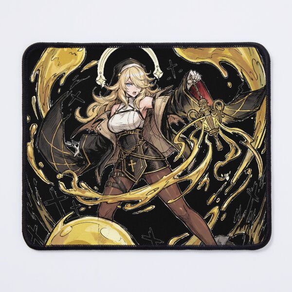 Item preview, Orlea Chaos Zero Nightmare Healing Nun Yellow Slimes Voracity Holy Crusaders Fan Art Portrait designed and sold by Senpaiwaves.
