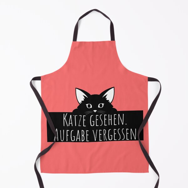 Aperçu de l'œuvre Katze geshen. Aufgabe vergessen – Lustiger Katzen Spruch Autocollant créée et vendue par GOTCHO1.