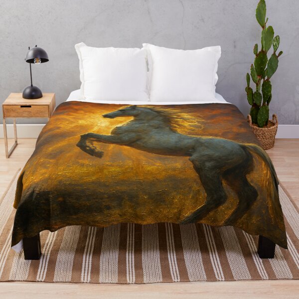 Item preview, Free spirit under the golden sun. Wild horse. designed and sold by JonelleTshirts.